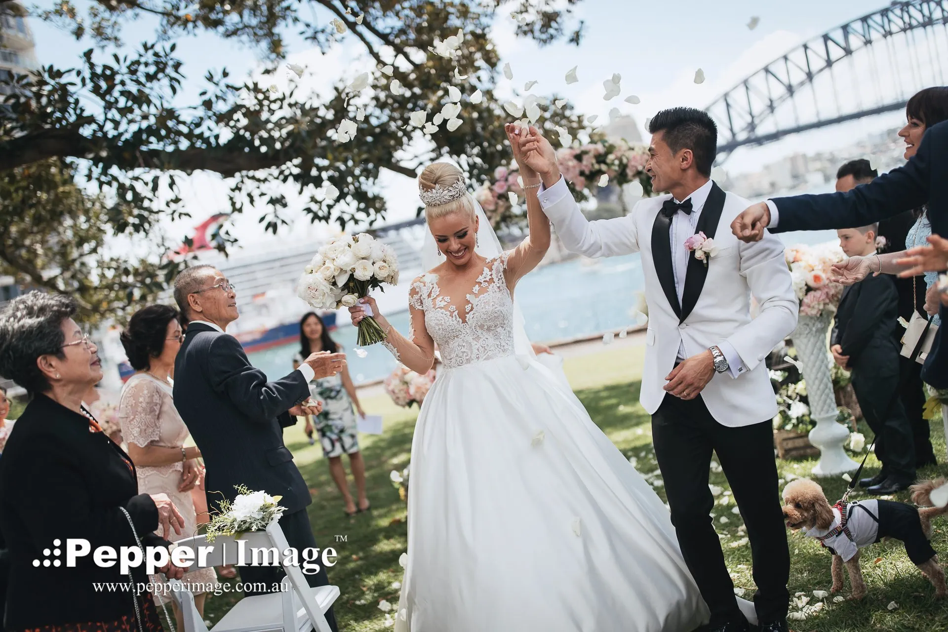 Wedding ceremony hair