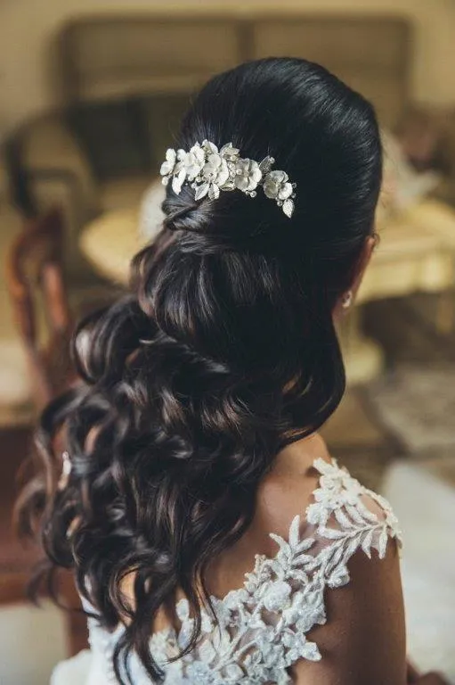 Bridal hair styling